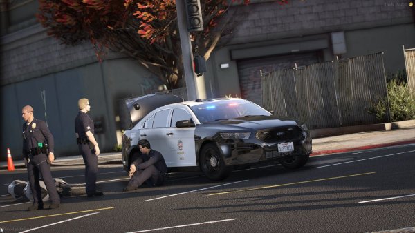 LSPD traffic accident